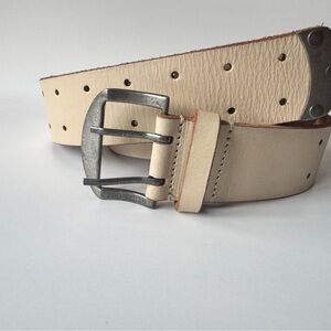 Free People We The Free Double Cross Belt in Mineral
